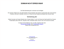 Tablet Screenshot of famedrang.de